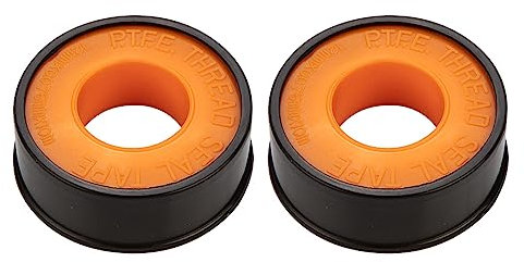 NEO TOOLS 2 piezas de tiras de sellado de tuberías - longitud 10 m - ancho 12 mm espesor 0,075 mm - De teflón impermeable - PTFE duradero - Cinta de sellado de teflón larga