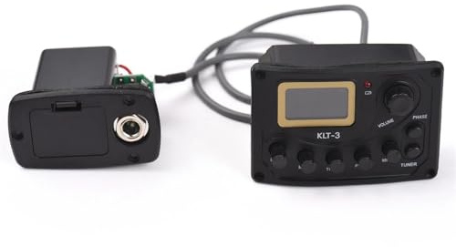 Akustikgitarren-Tonabnehmer Tonabnehmer Für Akustikgitarre Tonabnehmer Für Konzertgitarre Equalizer Für Lautstärke/Bass/Mitten/Höhen/Pres/MIC.PI Tonabnehmer-Tuner/Phase