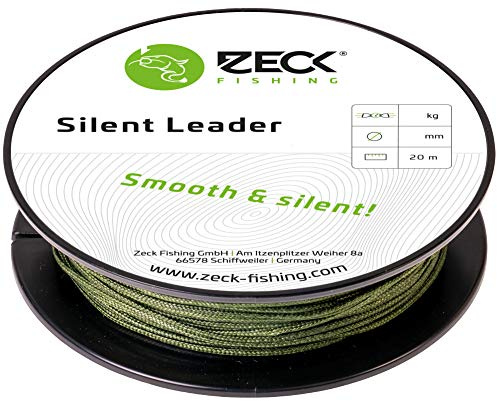 Zeck Silent Leader 20m geflochtene Schnur Wallervorfach, Durchmesser/Tragkraft:1.1mm / 99kg