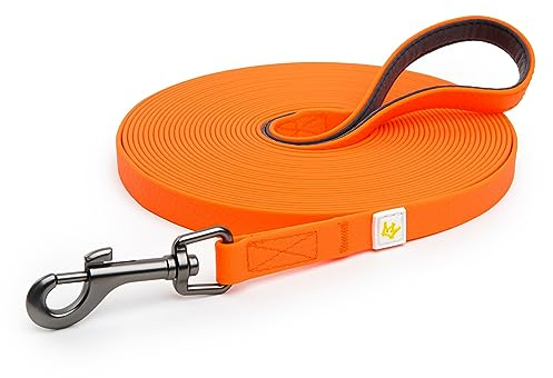 Rudelkönig Schleppleine 10m für Hunde - Robuste & wetterfeste Hundeleine für eine erfolgreiche Hundeerziehung - Mit Griffpolsterung