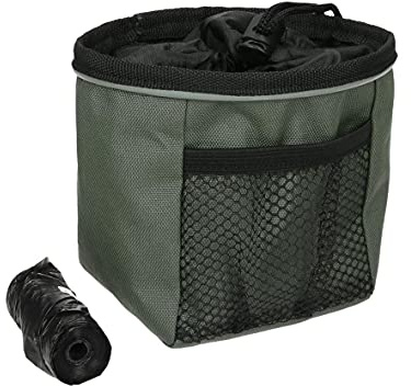 Hunde Futterbeutel für unterwegs - Leckerli-Tasche mit Kotbeutel Spender | hochwertig, praktisch, Geschenkidee, Alltag, langlebig, robust, vielseitig, handlich, ideal als Geschenk