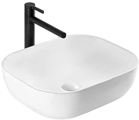 Rea Tvättställ badrum Belinda Slim Handfat 460 x 330 mm Keramik (Vit)