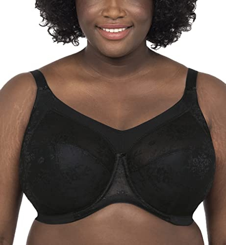 Goddess Women's Verity Underwired Full Cup Bra Coverage, Black, 42J