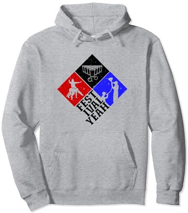 Festival Triathlon Bierpong Flunkyball Partyspiele Team Pullover Hoodie