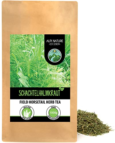 Alpi Nature Schachtelhalmtee 1kg, Schachtelhalmkraut geschnitten, Schachtelhalm Tee lose