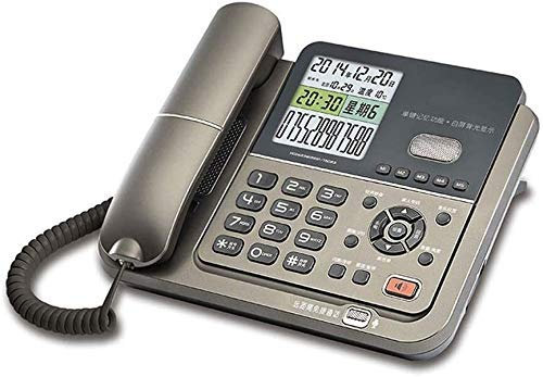 QHYXT Teléfono Teléfono de casa Retro Teléfono Fijo Teléfono Inalámbrico Creativo Conveniente Inalámbrico Línea Fija Oficina en casa Teléfono Fijo (Plata)