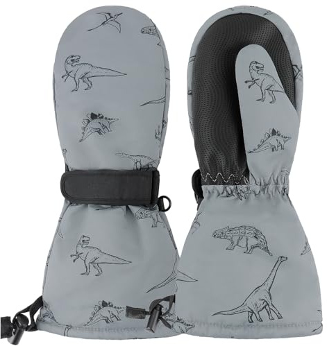 JANGANNSA Baby Handschuhe Winter Kinder Fäustlinge Baby Junge Mädchen Wasserdicht Gloves Unisex Outdoor Handschuhe Skihandschuhe 1-6 Jahre