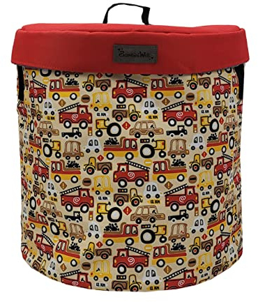BAMBINIWELT Kinder Aufräumsack Spieldecke Spielzeug-Tasche Aufbewahrung-Beutel Spielzeugaufbewahrung Spielmatte (Modell 37)
