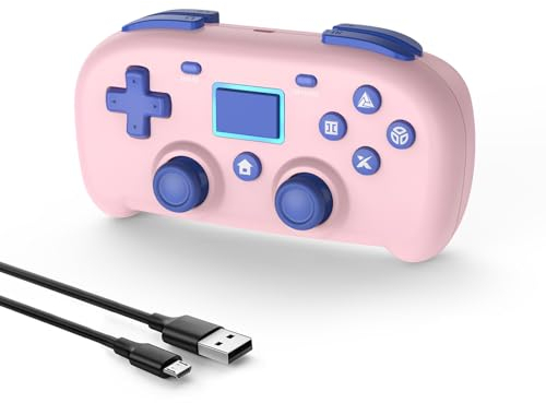 DYONDER Wireless-Controller im Mini-Stil, kompatibel mit PS4/Pro/Slim, unterstützt PC-Game-Fernbedienung für Windows 10/8/7 mit Dual-Vibration/6-Achsen-Sensor (GRÜN)