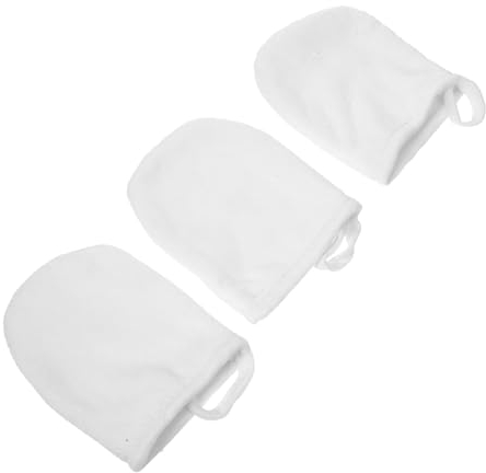 minkissy 9pcs Reusable Washing Cloth Pad Makeup Removing Mitten Body Bathing Scrubber Exfoliating Glove for Face and Body Cleaning