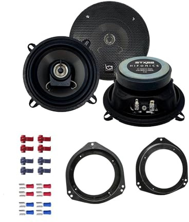 Auto Lautsprecher Boxen 13cm 2 Wege Koax 300 Watt Hifonics STX-52 passend für Opel Zafira B ab 2005 Türen Heck