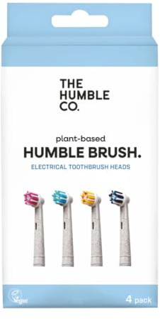 The Humble Co. pflanzenbasierten Aufsteckbürste, kompatibel mit OralB