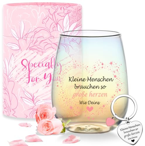 Lehrer Erzieherin Dankeschön Geschenk Weinglas Personalisiert Beste Lehrer | Abschiedsgeschenk Lehrerin Erzieherin Weingläser Ohne Stiel mit Gravur Lehrer Erzieher Rente Weihnachten Danke Geschenk Frau