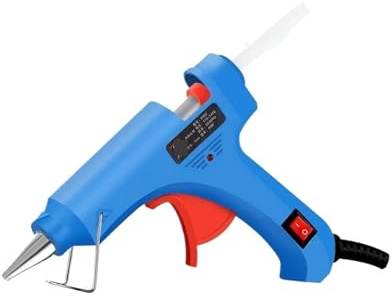 RUHEN Pistolet à Colle thermofusible pour Bricolage, Mini Pistolet à Colle Chaude, Pistolet à Colle Haute température 30 W pour Bricolage, projets, réparations Rapides à Domicile, Arts créatifs, avec