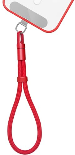 Jaslongri Chaîne pour téléphone portable courte, cordon pour téléphone portable, bande pour étui de téléphone portable, lanière pour téléphone mobile, chaîne universelle pour téléphone portable, mode