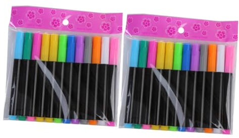 YOSADIER 2 Stück Aquarellstifte Für Kinder Wischbar Spurloser Flüssigfarbstift Led Leuchttafelstift Ungiftig Für Kreative Malprojekte