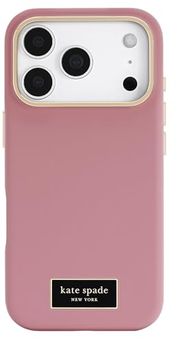 Kate Spade New York iPhone 17 Pro Case - Compatible with MagSafe - Designer Phone Case - Icon Dusk Rose