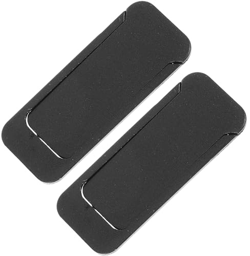 Alipis Copertura per Webcam Laptop Slider Scorrevole Set 2 Pezzi Adesivi Privacy Neri Accessorio per Computer Portatile Anti-Polvere e Protezione Sicurezza Personale