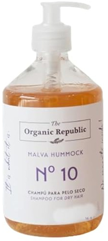 Champú Hidratante para Pelo Seco y Dañado 250 ml con Aloe Vera Ecológico y Aceites Esenciales Nutrición Profunda Reparación Capilar Natural Cabello Suave Brillante y Fortalecido Republic