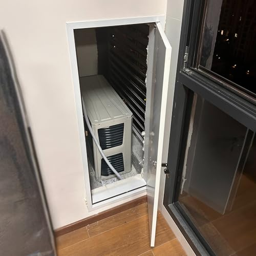 Åtkomstpanel, åtkomstpanel, luftkonditioneringsåtkomstdörr, väggåtkomstpanel för gips, elektrisk inspektionslucka med nycklar, aluminium VVS dold dörr (16x30in / 40 x 75 cm)