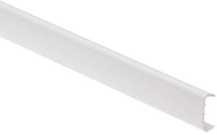 TMW Profiles 1 Meter Double Lipped U Trim Edging for 18MM Furniture Board White PVC Modern Style