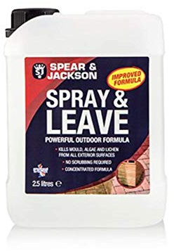 Spear and Jackson 2.5L Spear & Jackson Spray and Leave Concentrated Mould, Algae and Lichen Remover