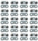 ECSiNG 20 Sets Chainsaw Chain Joining Links Chainsaw Master Link Repair Preset Strap Compatible with 325inch Gauge 1.5mm Chain Fit for Chains from 62 to 86 Links