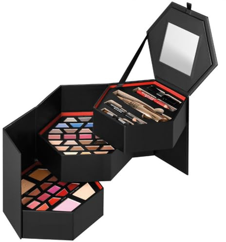 Deborah Milano Trousse Set Regalo Donna Make Up Jewel Box, Kit Mascara E Matita Occhi, Palette Di Ombretti, Rossetti, Gloss E Polveri Viso Dai Diversi Finish E Colori, In Carta Fsc, Multicolore