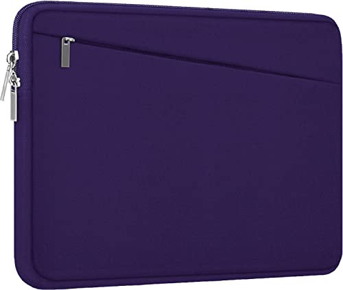 15.6 inch Laptop Sleeve, Durable Carrying Bag Protective Case Briefcase Handbag with Front Pocket, Slim Computer Cover for 15-16 Inch HP, Dell, Lenovo, Asus, Notebook, Purple