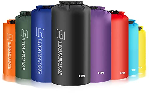 Yundxi Wasserdicht Trockenbeutel Set Ultraleichte Trockensäcke Packsack Outdoor Dry Bag für Camping Wandern Reisen