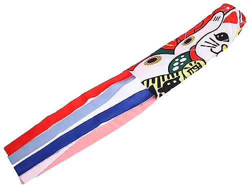 Sosoport Einzigartige Japanische Katzen-windsack-flagge Großes Für Garten Hof Terrasse Windsack-