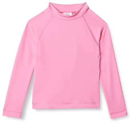 Amazon Essentials Camiseta de Manga Larga para niña, Color Rosa Intenso, Talla 2T