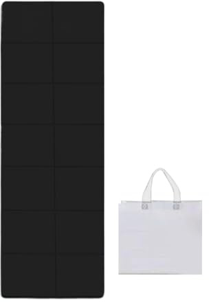 Tragbare Yogamatte – 6 mm dicke, leichte faltbare Yogamatte mit Aufbewahrungstasche für Outdoor, Studio, Reisen, Zuhause, Picknick, Fitnessstudio, Workout