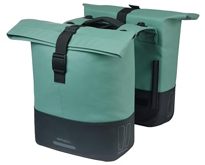 Basil Cove Doppeltasche - MIK inkl. - 28-32L - Wasserfest - Grün Schwarz