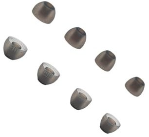 osiuujkw Cuscinetti auricolari morbidi in silicone, compatibili con cuffie in-ear, 4 diverse misure con isolamento acustico, tappi per auricolari, tappi per cuffie.