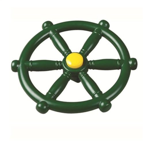 Pirate Ship Wheel for Kids - Swingset outdoorAccessories, Fun Playhouse Attachment, Treehouse Gear With Easy Handling | Convenient Pirate Ship Wheel for Swingset Attachments outdoorPlayhouse Treehou