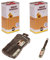 Sinus Profi Lasure pour bois chêne 2 seaux de 5 litres chacun Lasure de protection pour le bois, intérieur et extérieur