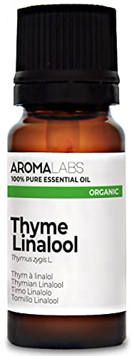 Tomillo Linalol BIO (Thymus zygis - QT linalool) - 10 mL - Aceite Esencial Quimiotipado y Certificado AB - Defensas naturales & Salud respiratoria - Aroma Labs