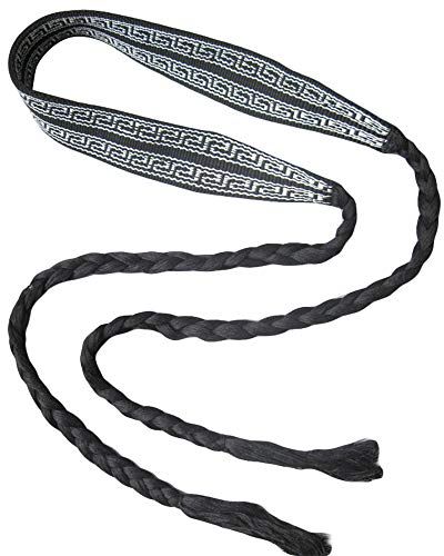 G-LIKE Kampfsport Kung Fu Gürtel – Traditionelle Chinesische Kampfkunst Wushu Tai Chi Trainingsgurt Taille Band Geflochten Fitness Tanz Yoga Schutzgürtel Schärpe Unisex - 2 Stück (Schwarz)