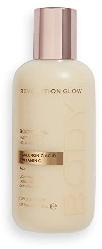 Makeup Revolution, Körperschleier, Grundierung, F0.2, 120ml