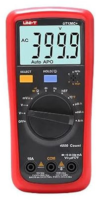 SATMW Multimètre Intelligent numérique UT60BT 1000V AC voltmètre ampèremètre Vrai RMS fréquencemètre condensateur testeur de température