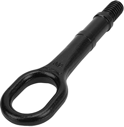 Akozon Gancio di Traino, Gancio di Traino per Auto Nero 1T0 805 615 A ​​Heavy Duty Gancio di Traino Gancio di Traino Paraurti Anello di Ricambio per R32 Coniglio