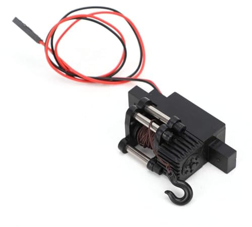 RC Car Automatic Winch, Plastic Metal Automatic Winch Upgrade Parts for 1/16 RC Car WPLC34 C34K C34KM