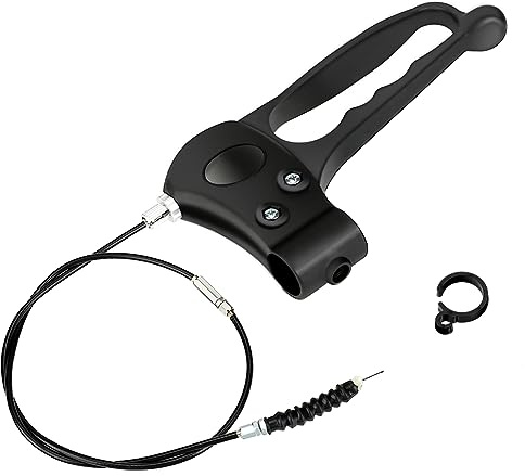 FVRITO Brake Handle with 41'' Cable Assembly Replacement for 4-Wheel Folding Rollator Rolling Walker Transport Wheelchair Mobility Knee Walkers Senior Medical Accessories