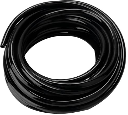 VIFERR Mikro-Bewässerungsschlauch, 10m Garten Tropfbewässerung Schlauch PVC Wassersparschlauch für Landwirtschaft Rasen Garten Bewässerungssystem, Schwarz