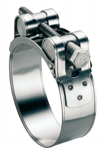 ACTON Collier de serrage à tourillons - Pour tuyau épais et armé - Acier Inoxydable A4 86-91 - Boîte de 5 - Supportage des réseaux