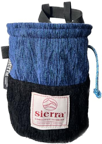 Sierra Conscious Climbing. Tube Matrix Blue Klettermagnetbrett | Bio-Baumwolle | mit verstellbarem Gürtel