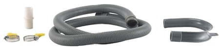 AuLYn Drain Hose Extension Set Washing Machine Hose 1.5M, Include Bracket Hose Connector And Hose Clamps Drain Hoses