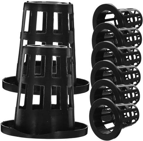 Yardenfun 50stücke Pack Hydrokultur-netztöpfe Garten Balkon Pflanzen Netzeimer Hydrokultur-netzkorb Gartenbehälter Für Netztöpfe Korbtopf