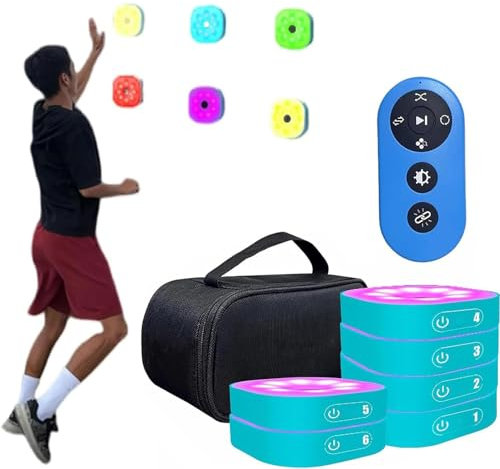 COYEUX Agiles Reaktionsgeschwindigkeits-Trainingsgerät, Reaktionstrainingslampe, körperliches Training und Hand-Auge-Koordinationstraining, für Basketball, Fußball, Boxen
